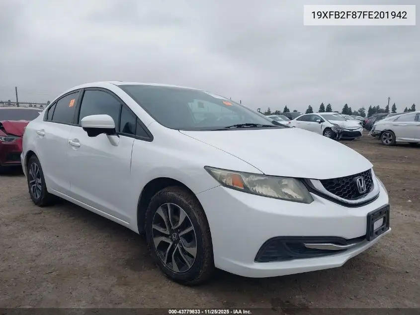 19XFB2F87FE201942 2015 Honda Civic Ex