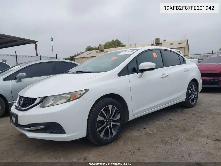 19XFB2F87FE201942 2015 Honda Civic Ex