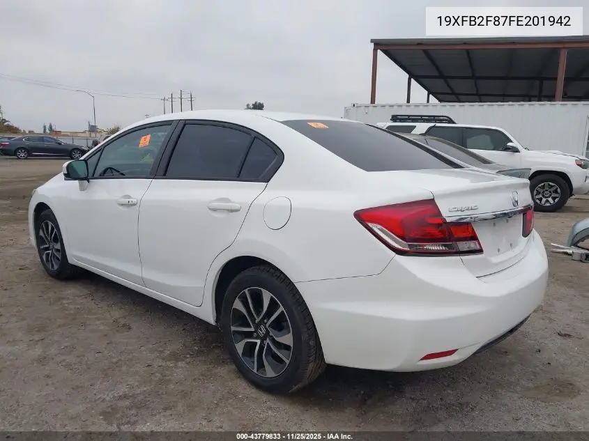 19XFB2F87FE201942 2015 Honda Civic Ex