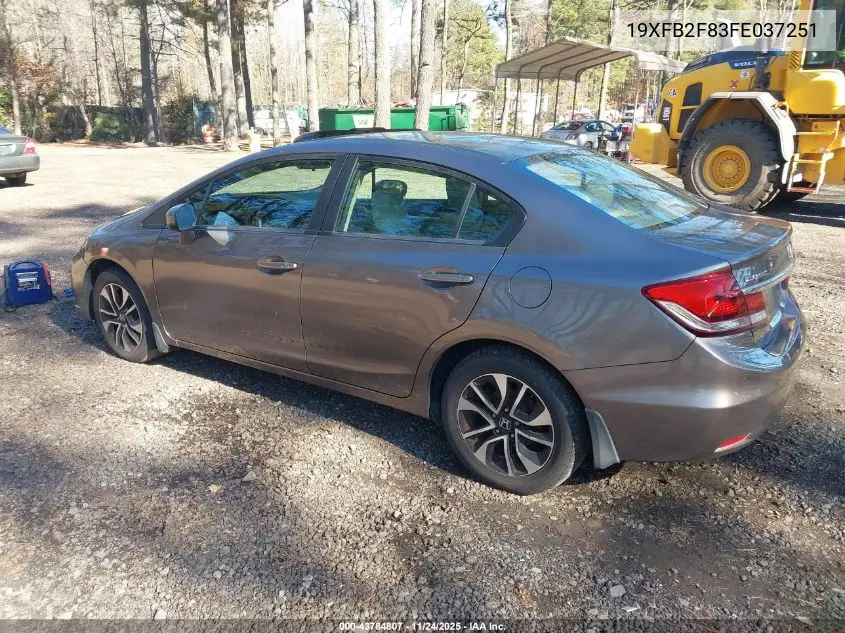 19XFB2F83FE037251 2015 Honda Civic Ex