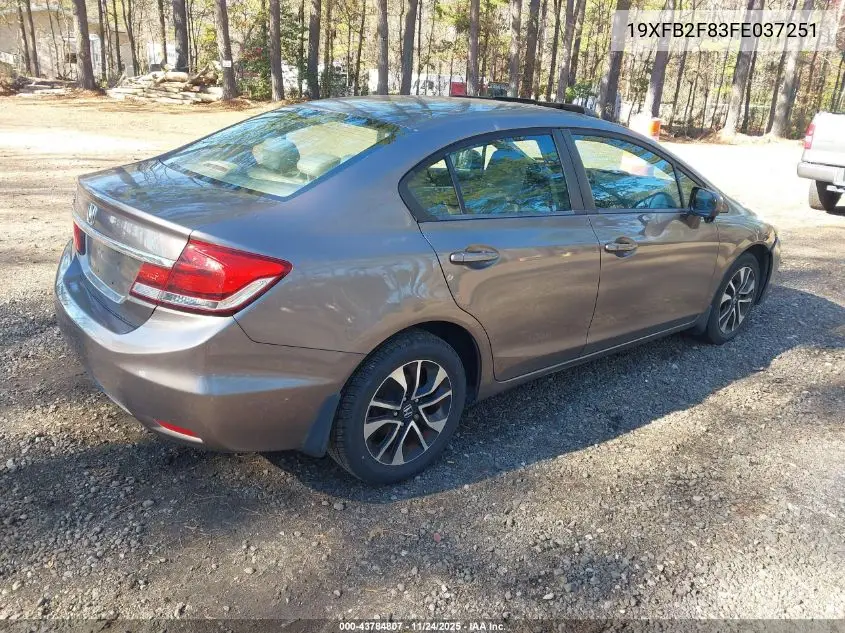 19XFB2F83FE037251 2015 Honda Civic Ex