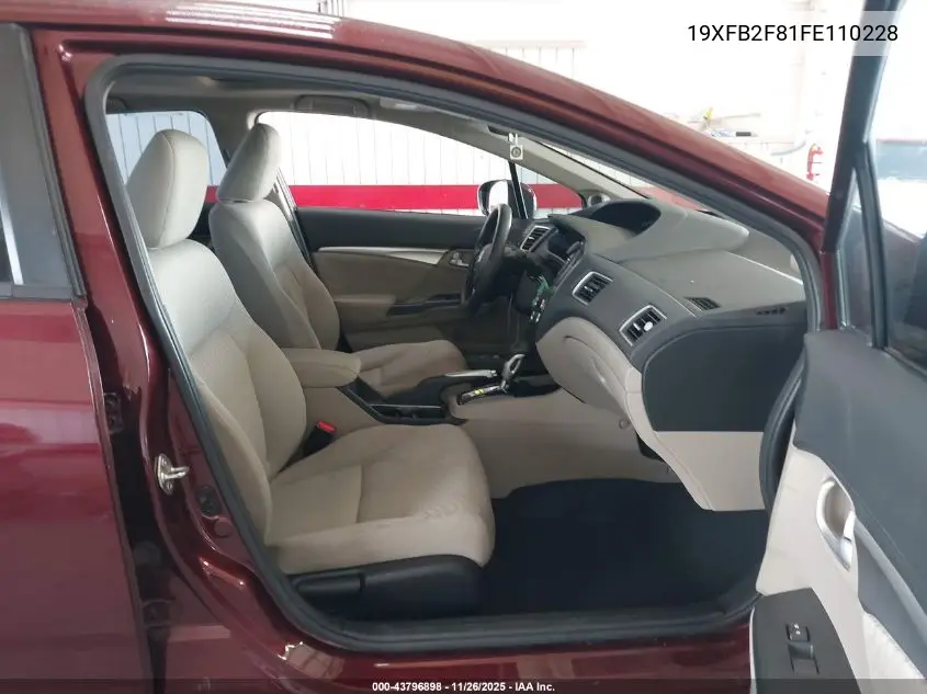 19XFB2F81FE110228 2015 Honda Civic Ex