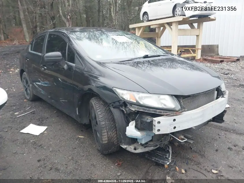19XFB2F81FE231356 2015 Honda Civic Ex