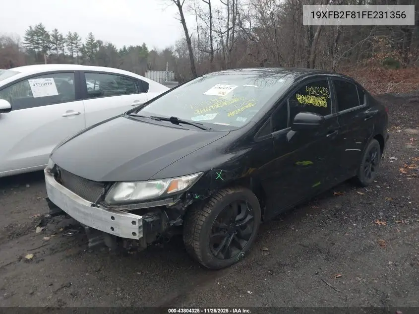 19XFB2F81FE231356 2015 Honda Civic Ex