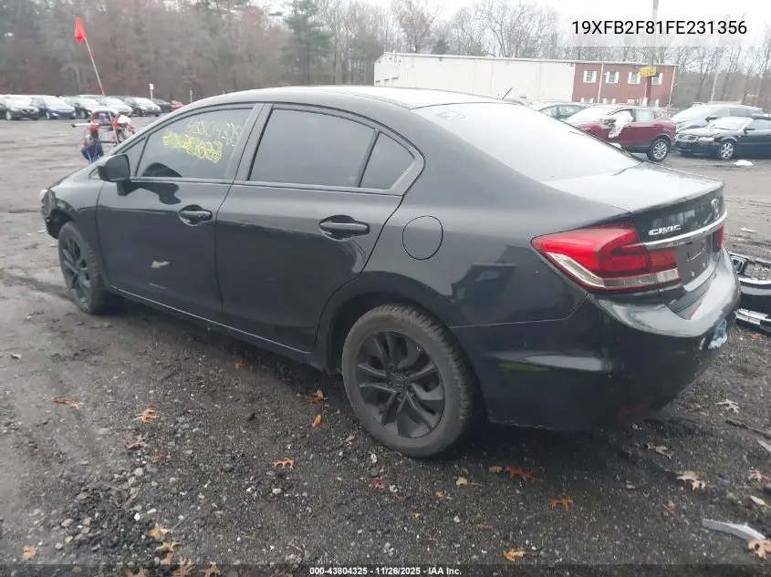 19XFB2F81FE231356 2015 Honda Civic Ex