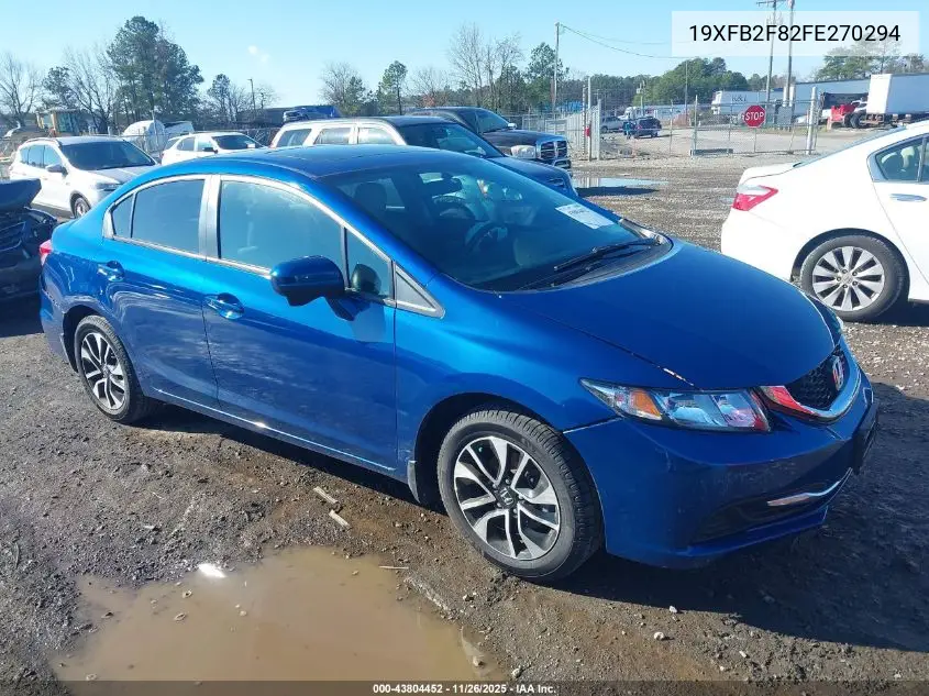 19XFB2F82FE270294 2015 Honda Civic Ex
