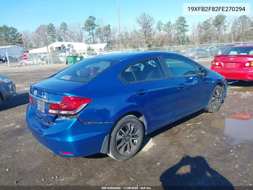 19XFB2F82FE270294 2015 Honda Civic Ex