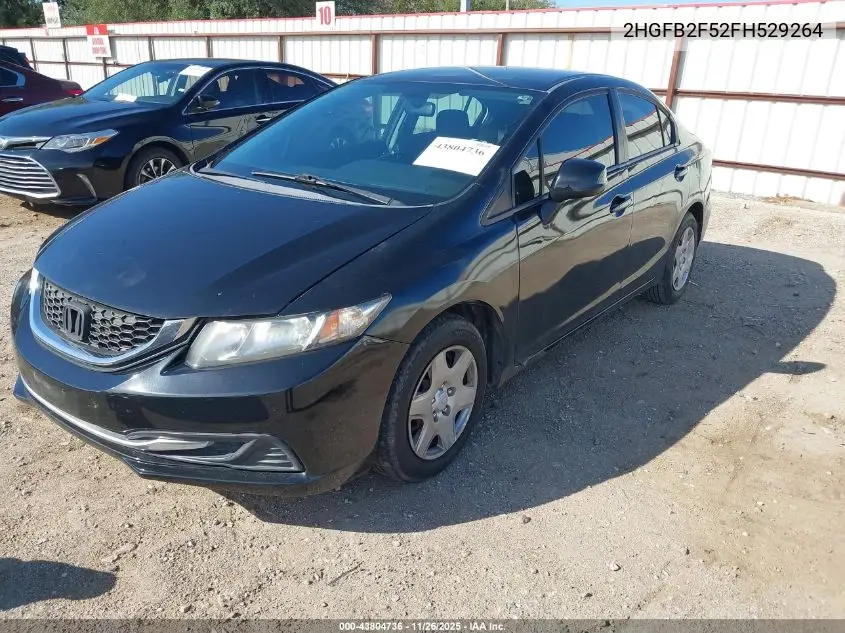 2HGFB2F52FH529264 2015 Honda Civic Lx