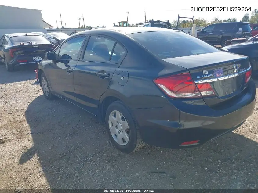 2HGFB2F52FH529264 2015 Honda Civic Lx