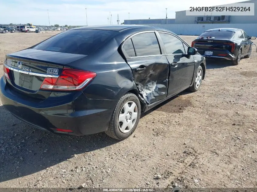 2HGFB2F52FH529264 2015 Honda Civic Lx