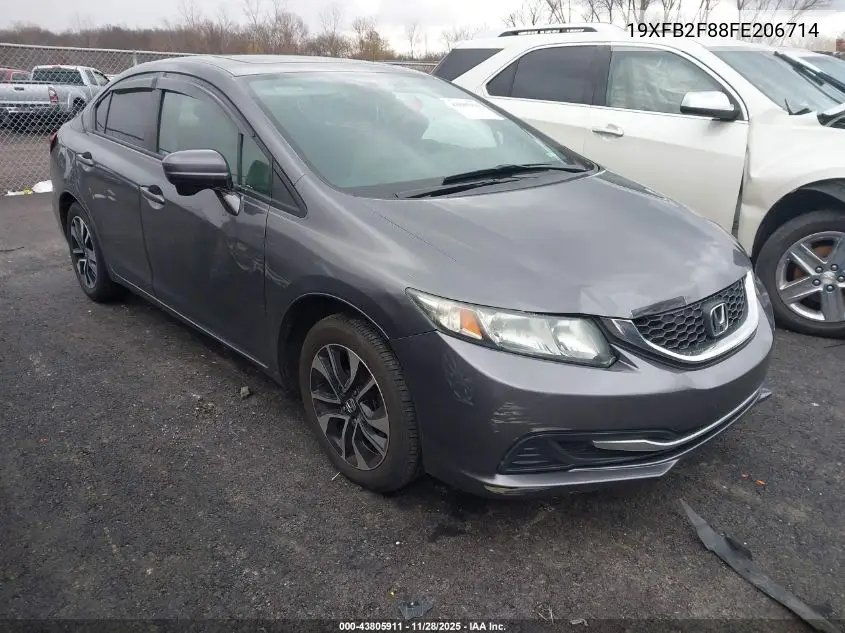 19XFB2F88FE206714 2015 Honda Civic Ex
