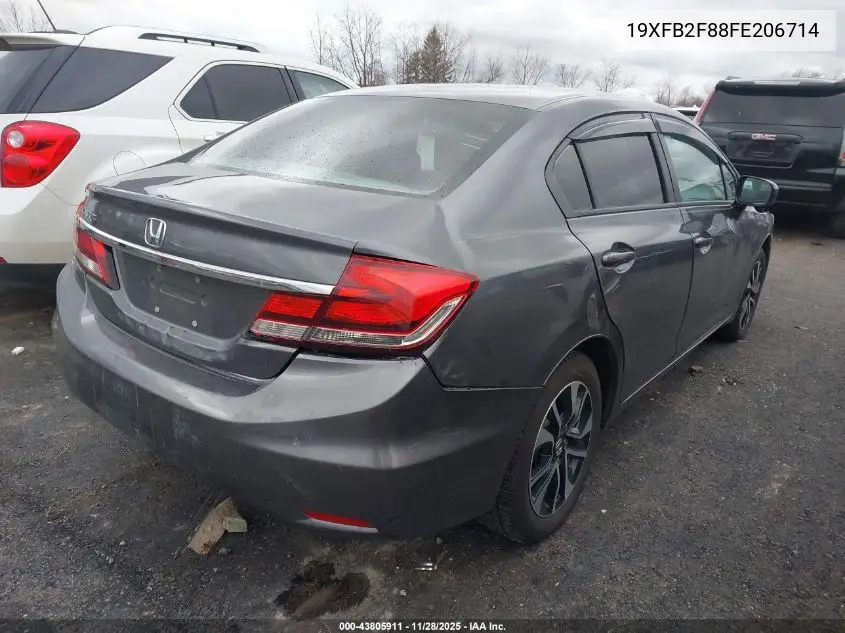19XFB2F88FE206714 2015 Honda Civic Ex