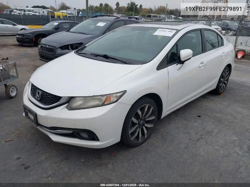19XFB2F99FE279891 2015 Honda Civic Ex-L