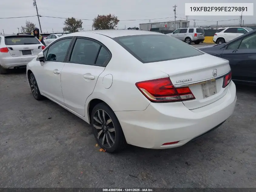 19XFB2F99FE279891 2015 Honda Civic Ex-L