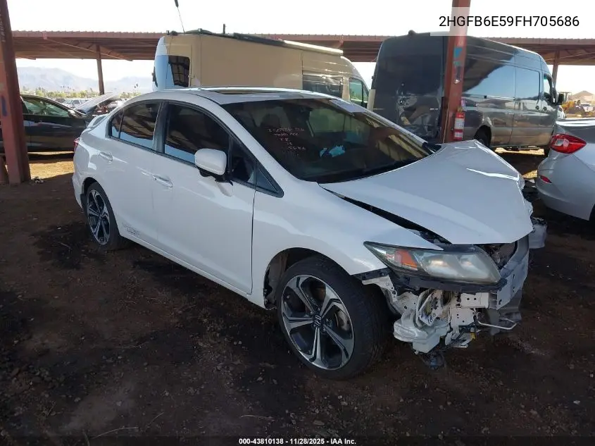 2HGFB6E59FH705686 2015 Honda Civic Si