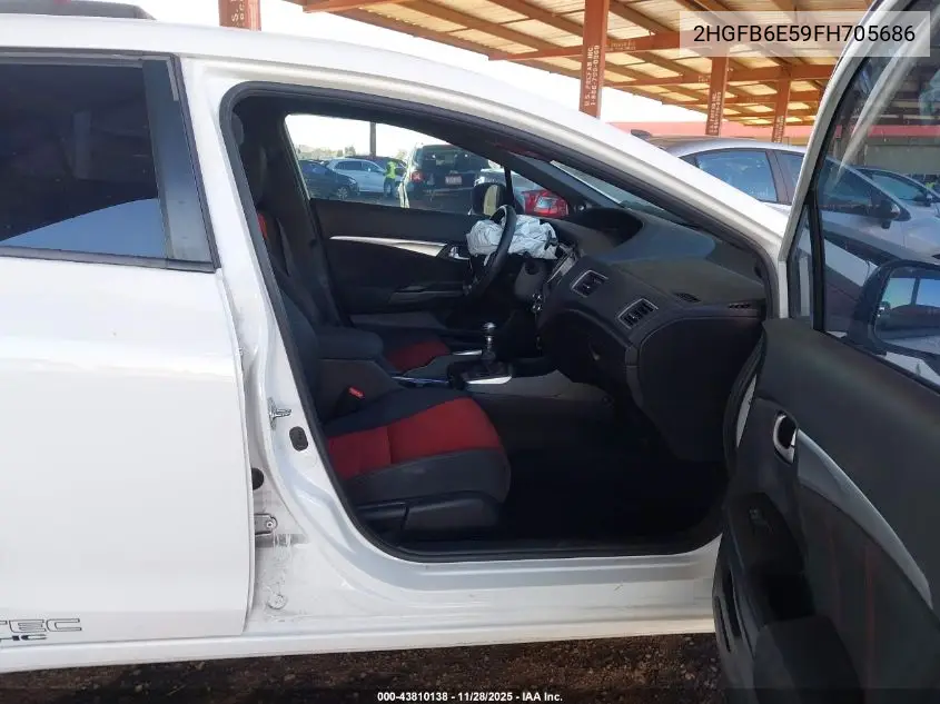 2HGFB6E59FH705686 2015 Honda Civic Si