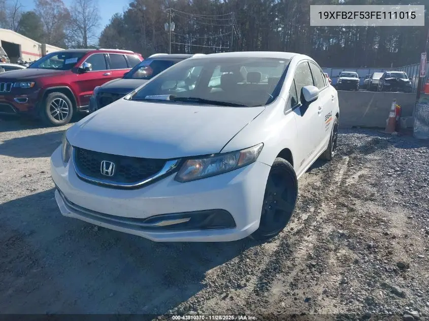 19XFB2F53FE111015 2015 Honda Civic Lx