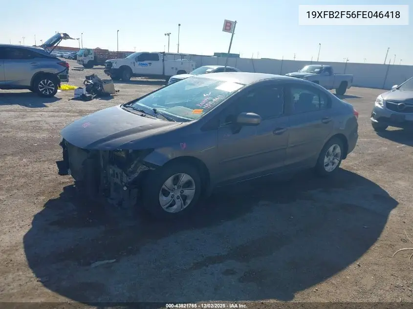19XFB2F56FE046418 2015 Honda Civic Lx