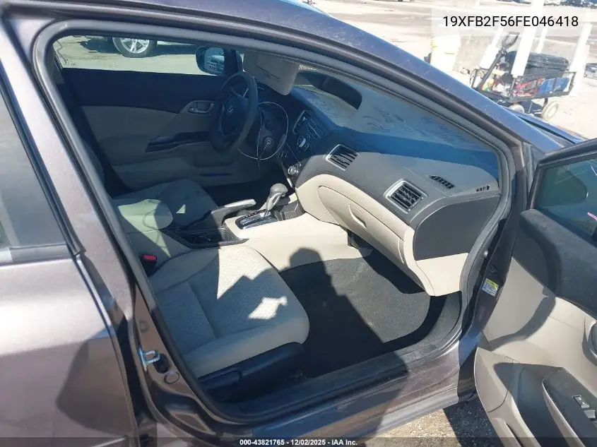 19XFB2F56FE046418 2015 Honda Civic Lx