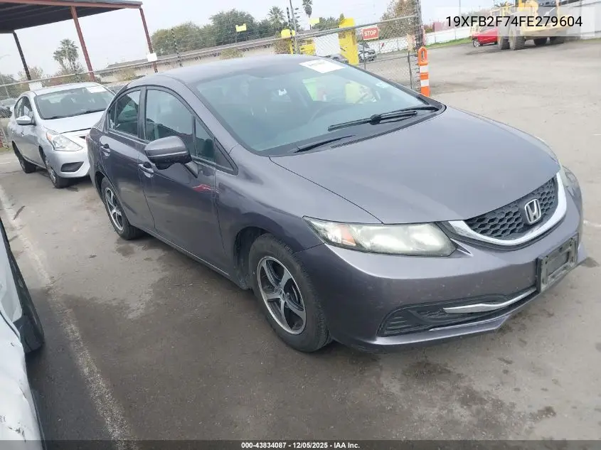 19XFB2F74FE279604 2015 Honda Civic Se
