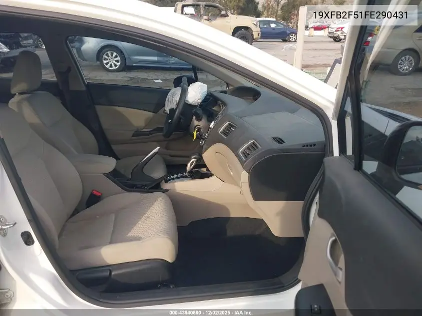 19XFB2F51FE290431 2015 Honda Civic Lx