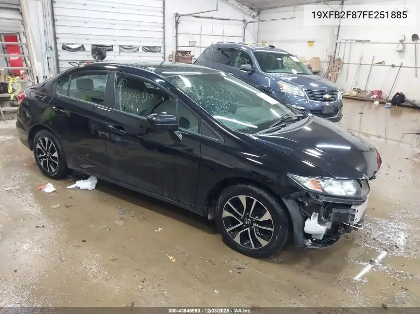 19XFB2F87FE251885 2015 Honda Civic Ex