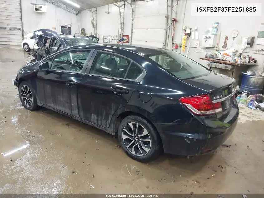 19XFB2F87FE251885 2015 Honda Civic Ex
