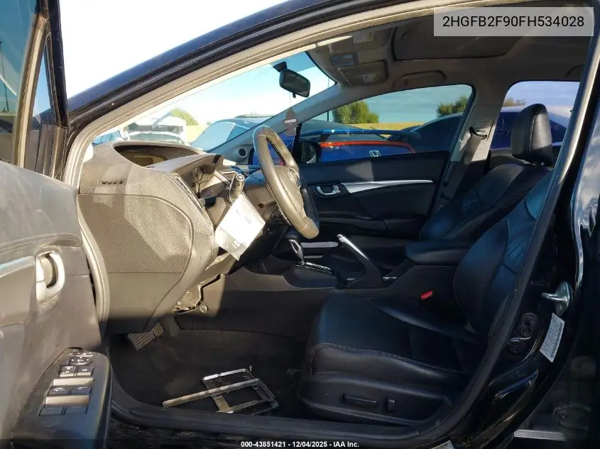 2HGFB2F90FH534028 2015 Honda Civic Ex-L