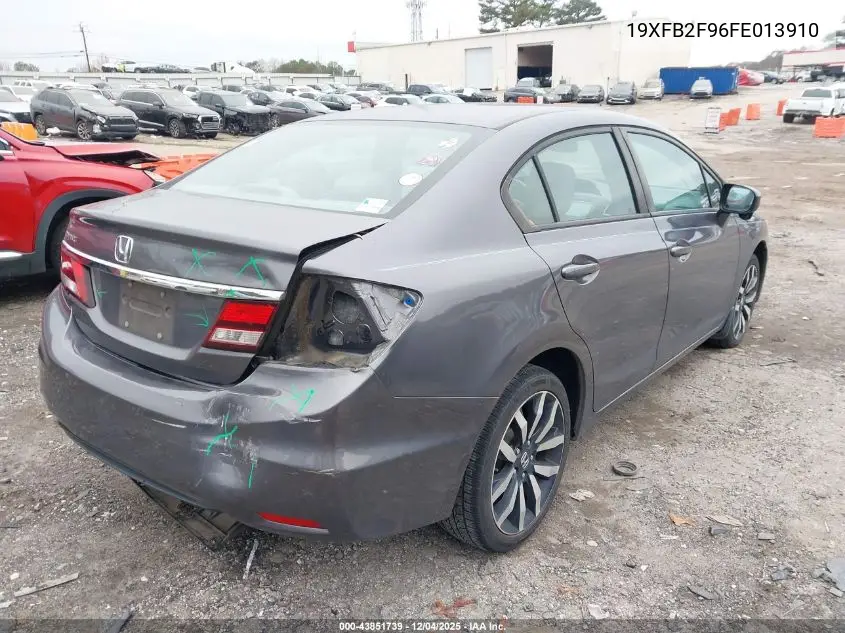 19XFB2F96FE013910 2015 Honda Civic Ex-L