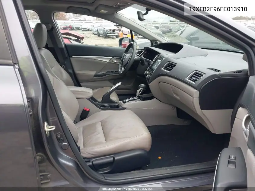 19XFB2F96FE013910 2015 Honda Civic Ex-L