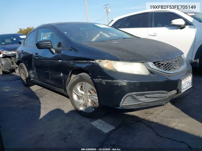 19XFB2F53FE705149 2015 Honda Civic Lx
