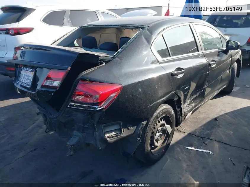 19XFB2F53FE705149 2015 Honda Civic Lx