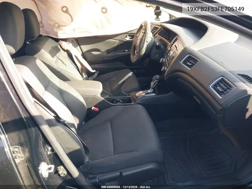 19XFB2F53FE705149 2015 Honda Civic Lx