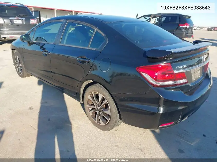 19XFB2F8XFE038543 2015 Honda Civic Ex