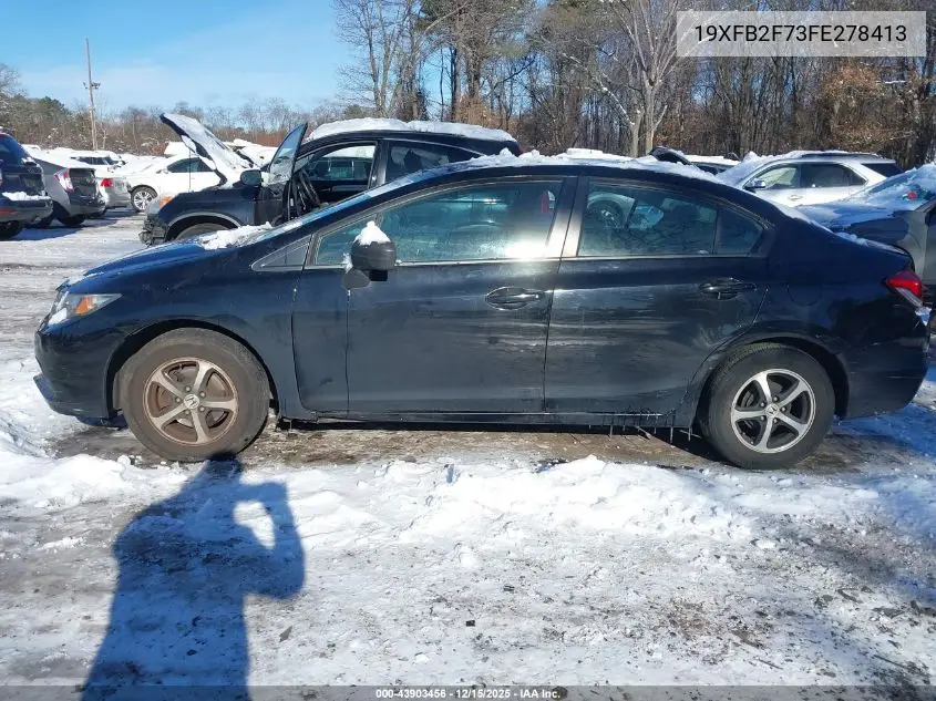 19XFB2F73FE278413 2015 Honda Civic Se