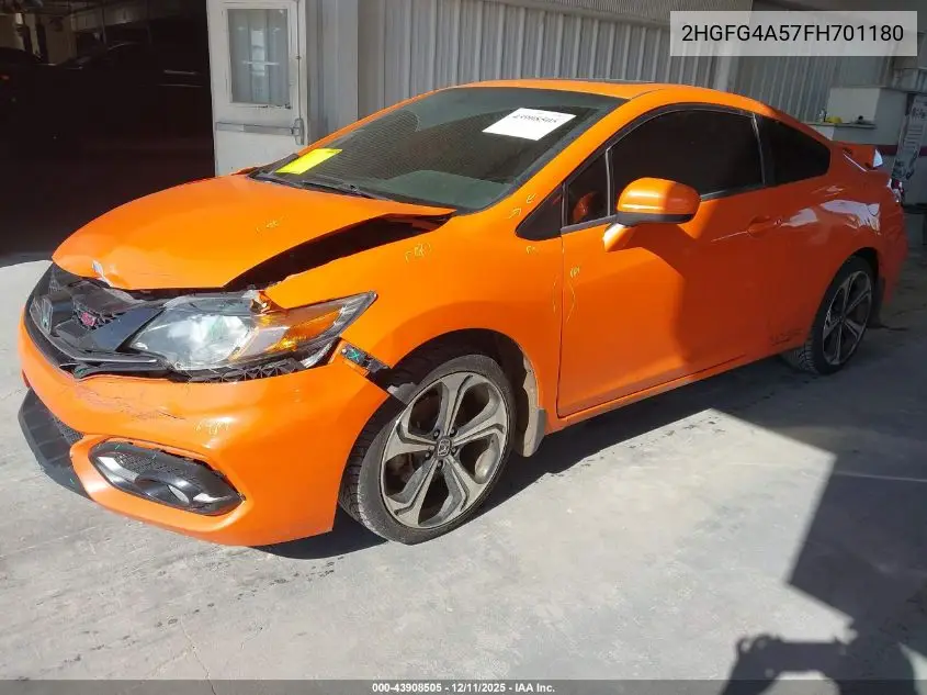 2HGFG4A57FH701180 2015 Honda Civic Si