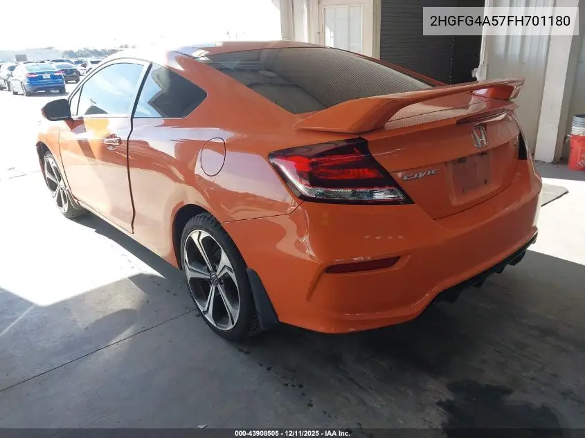 2HGFG4A57FH701180 2015 Honda Civic Si
