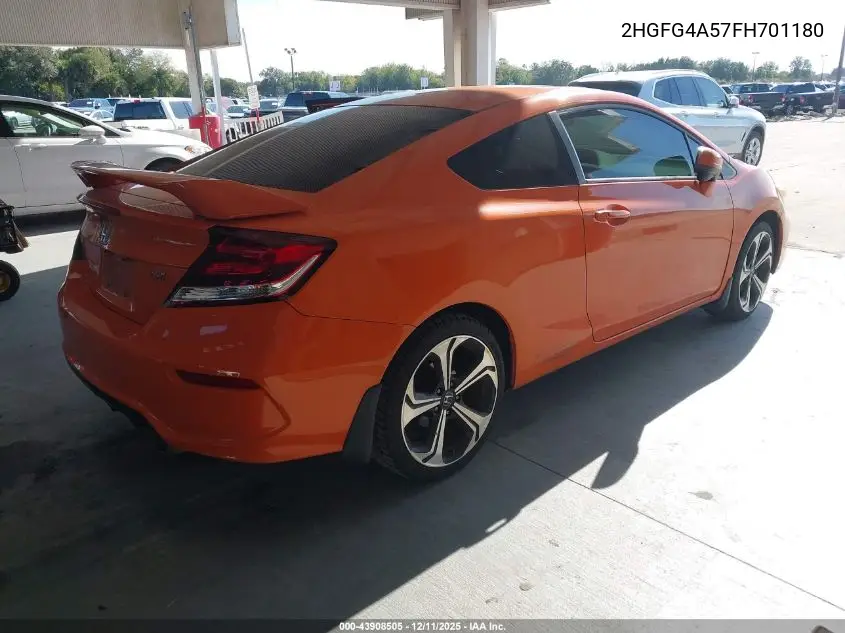 2HGFG4A57FH701180 2015 Honda Civic Si