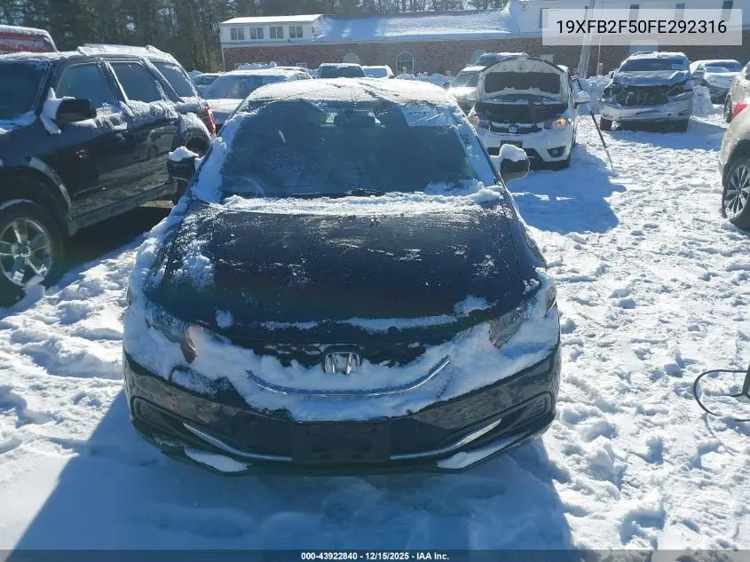 19XFB2F50FE292316 2015 Honda Civic Lx