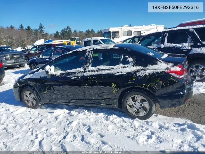 19XFB2F50FE292316 2015 Honda Civic Lx