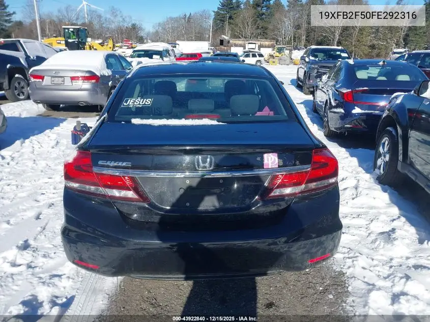 19XFB2F50FE292316 2015 Honda Civic Lx
