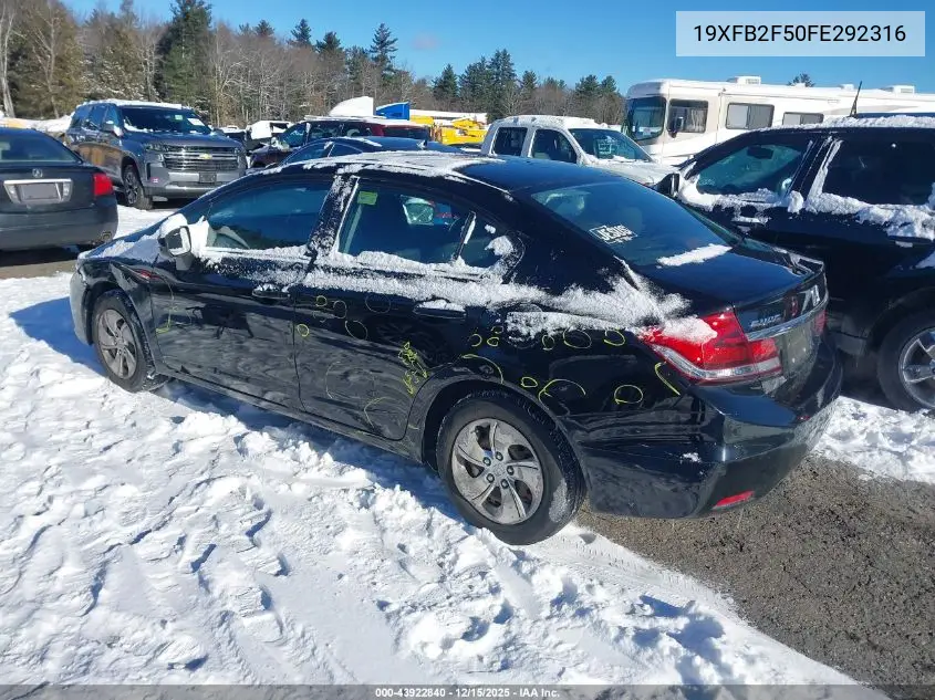 19XFB2F50FE292316 2015 Honda Civic Lx