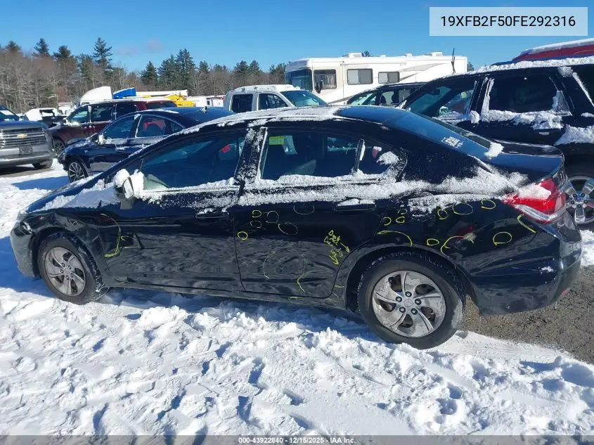 19XFB2F50FE292316 2015 Honda Civic Lx