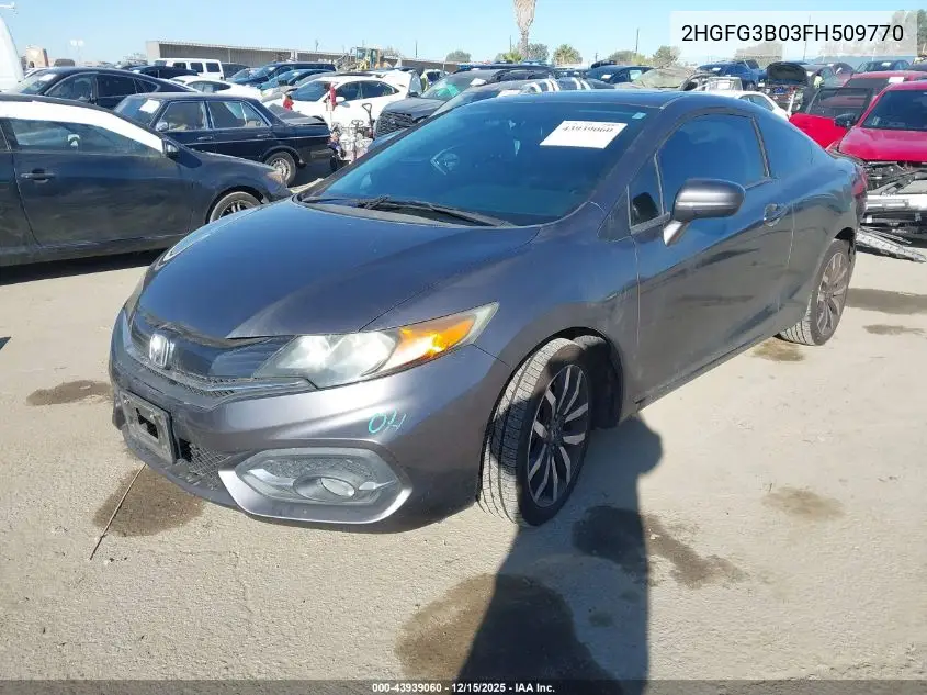2HGFG3B03FH509770 2015 Honda Civic Ex-L