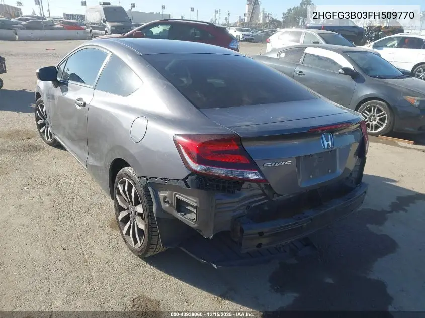 2HGFG3B03FH509770 2015 Honda Civic Ex-L