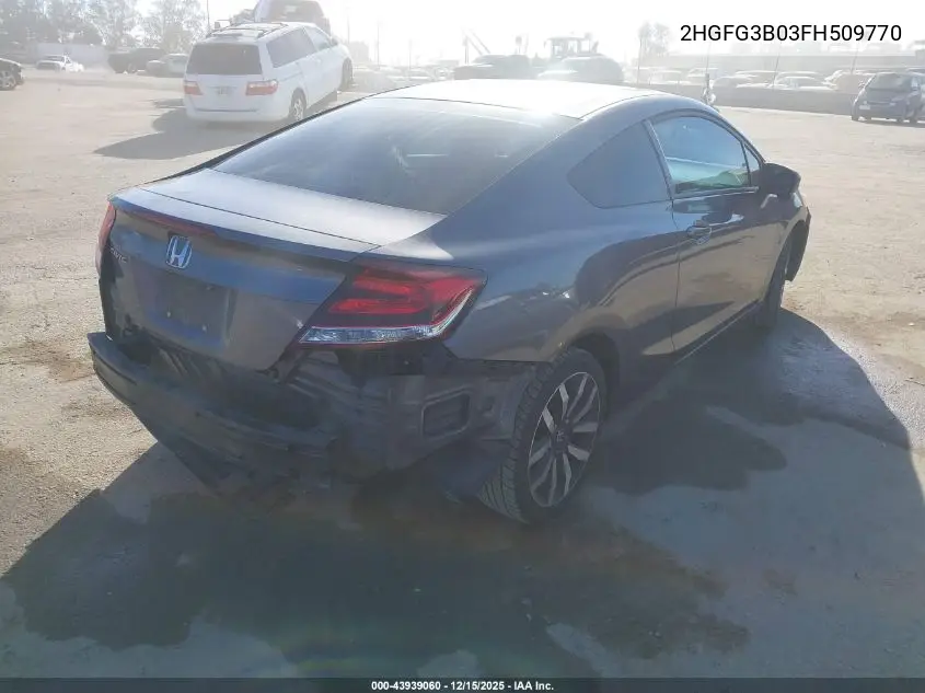 2HGFG3B03FH509770 2015 Honda Civic Ex-L