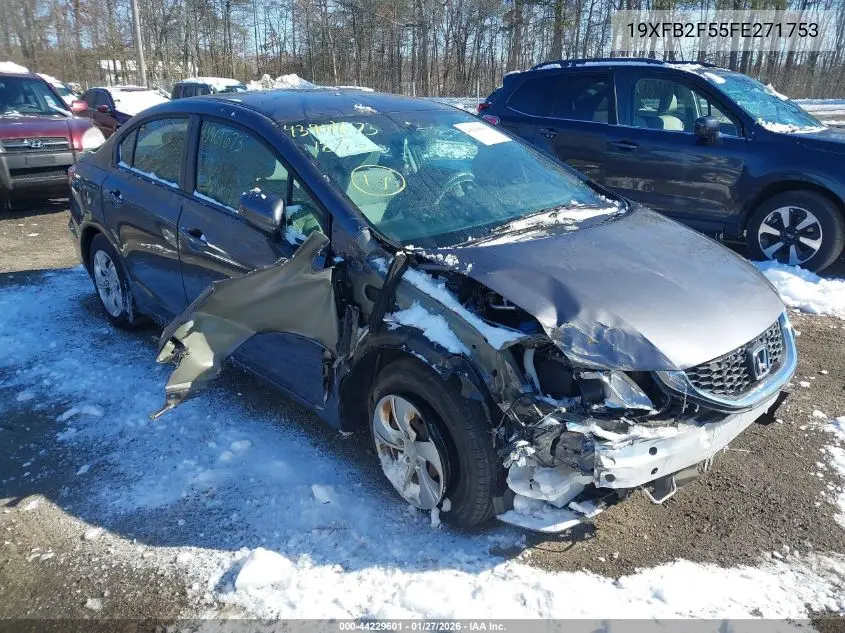 19XFB2F55FE271753 2015 Honda Civic Lx