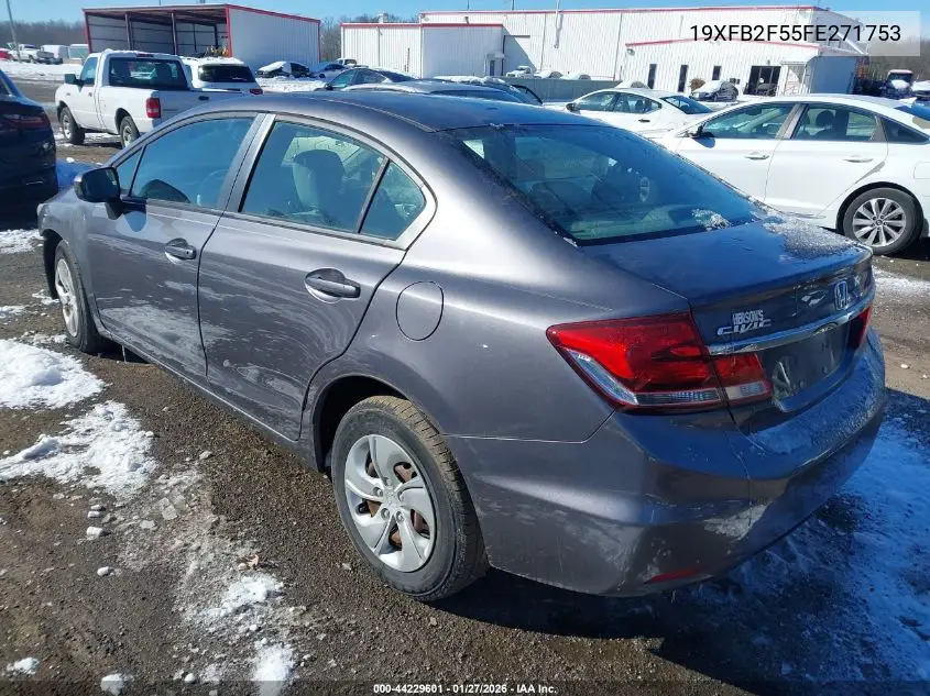 19XFB2F55FE271753 2015 Honda Civic Lx