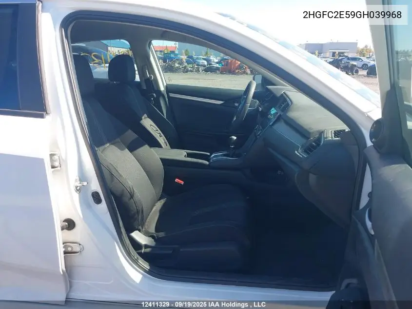2HGFC2E59GH039968 2016 Honda Civic Lx
