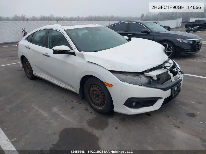 2HGFC1F90GH114066 2016 Honda Civic Touring